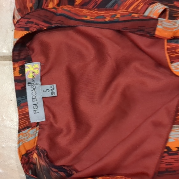 Figueroa & Flower Peasant Prairie Midi Dress Size Small - Picture 3 of 6